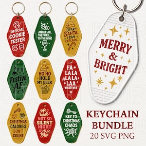Julsnarky Motell nyckelring SVG, julmotell nyckelring Png, sarkastiska citat Svg, rolig Motell nyckelring, Sarkasm Svg, Jul Svg