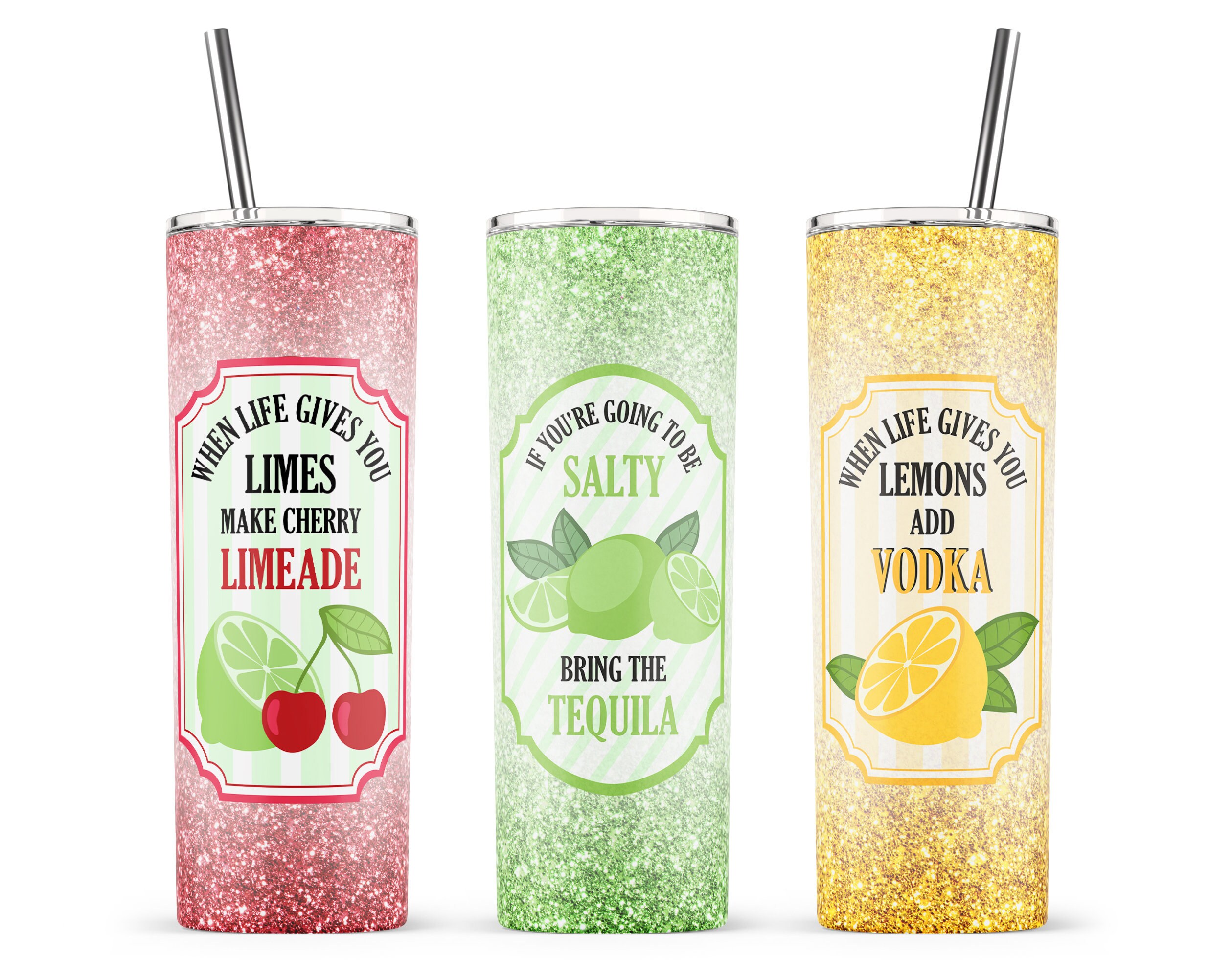 Mega Bundle When Life Gives You Lemons Limes Sublimation Design, 20oz ...