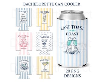 Porta-latas PNG para despedida de solteira, designs de porta-cerveja, porta-latas de neoprene, porta-latas para despedida de solteira, porta-latas PNG engraçado, capa de lata espirituosa
