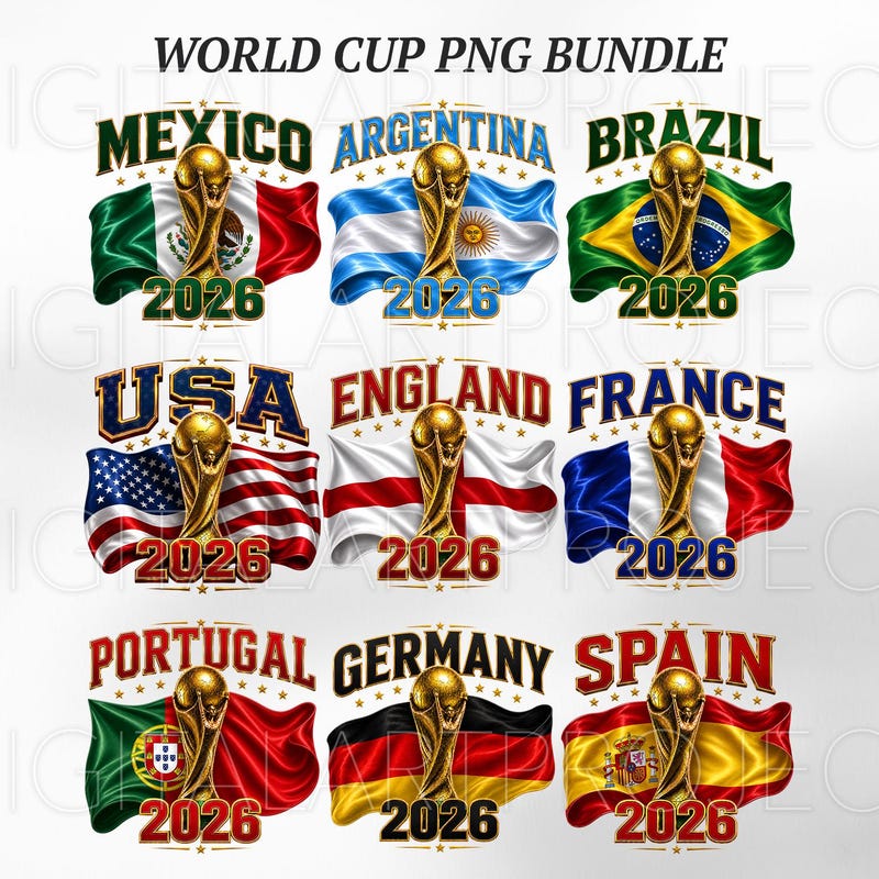 Fifa World Cup Flags Png - Etsy