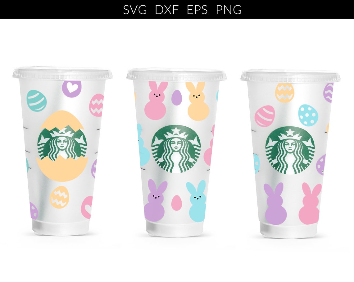 Starbucks Svg Wrap Bundle Starbucks Easter Svg Shamrock Etsy