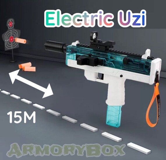 Electric Mini Uzi Foam Dart Blaster Standard & Upgraded Etsy