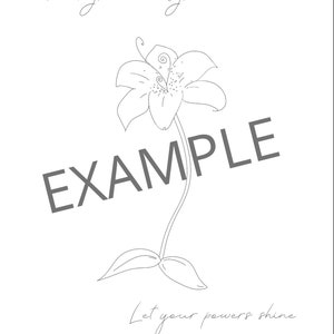 Tangled Flower Gleam And Glow Digital Print