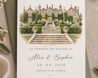Watercolour Save The Date