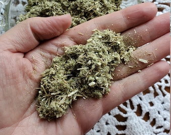 Mugwort Organic Dried Cut ~ Artemisia vulgaris- Herbs, Spells