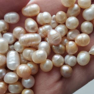 SHIMMERY Pastel Freshwater Pearls- UNDRILLED- Purity- Harmony