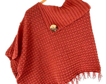 Soft and Squishy Poncho [size Sm - Med -Regular fit]