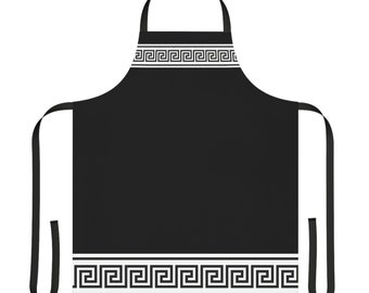 Adult Apron - Greek Key