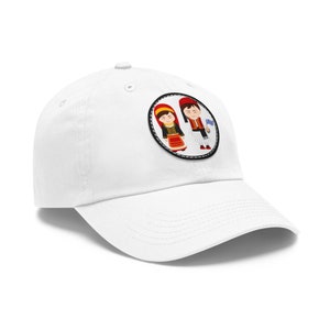 Cap - Adult - Greek Children on Faux Leather Patch