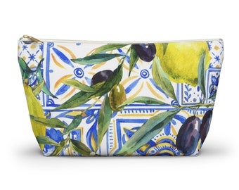 Accessory Pouch - Lemons and Olives