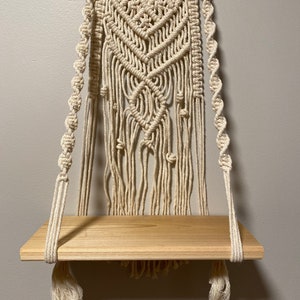 Macrame Wall Decor | Macrame Wall Shelf
