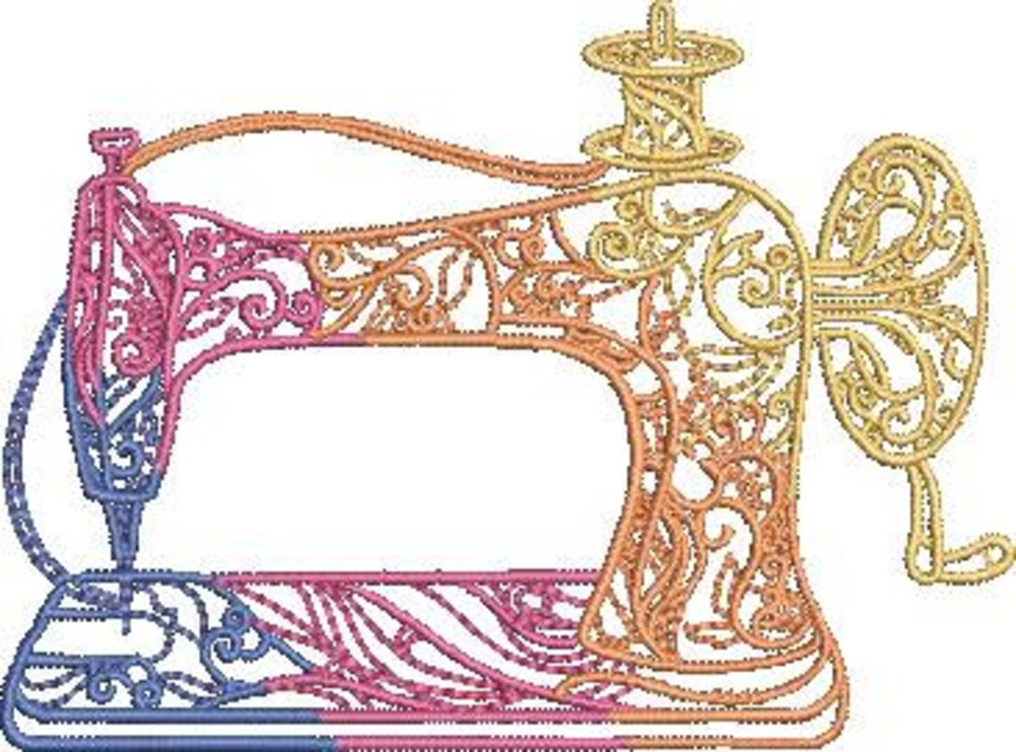 Broderie de machine à coudre colorée Etsy France Broderie de machine à coudre colorée Etsy France