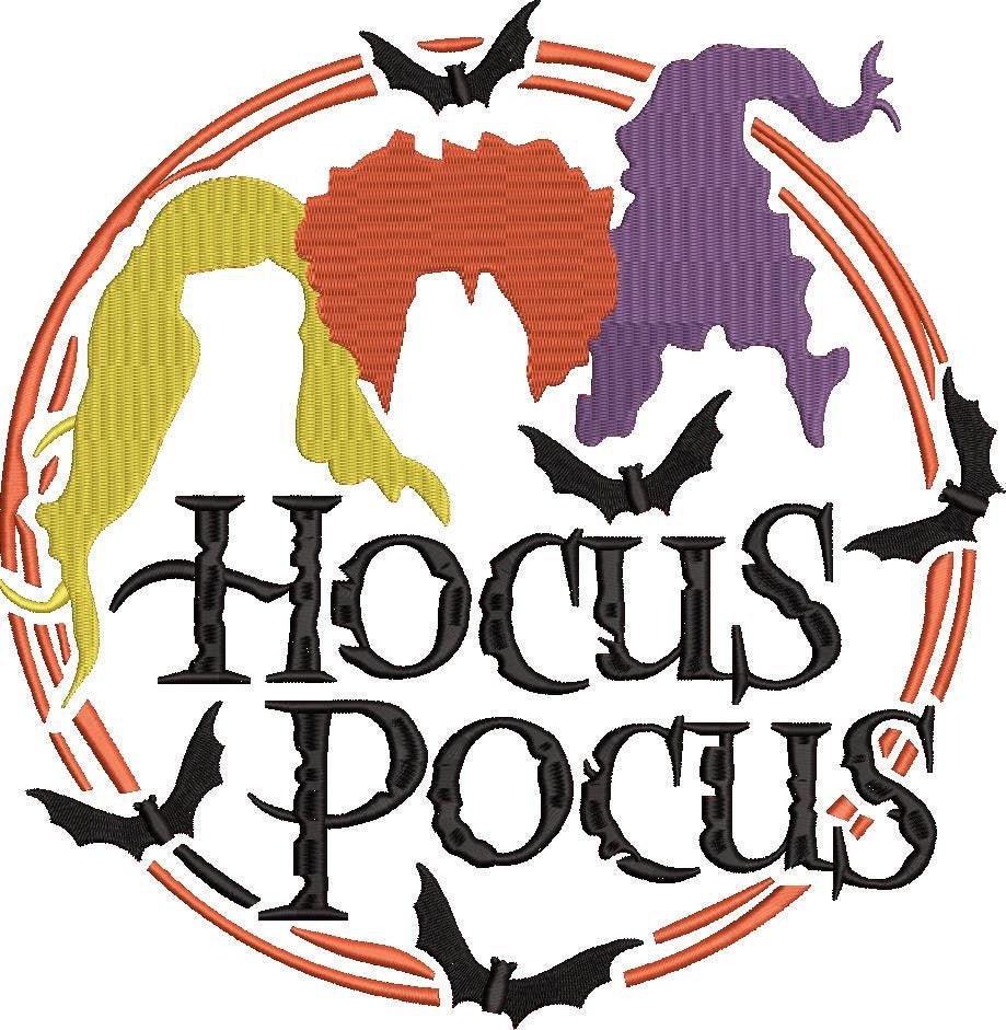 Hocus Pocus Embroidery Pattern Etsy