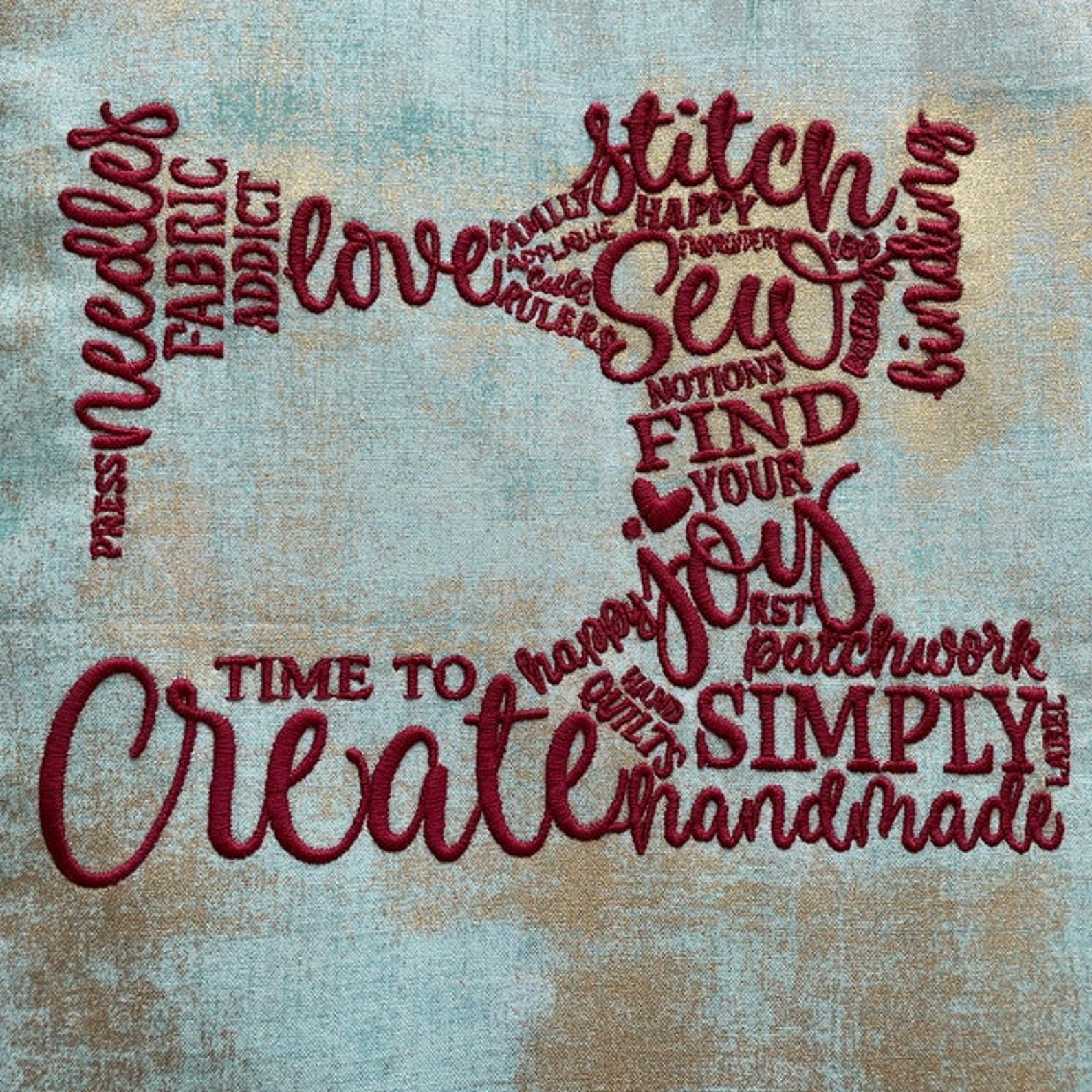 Sewing Machine Embroidery Design Machine Embroidery Word Art Etsy