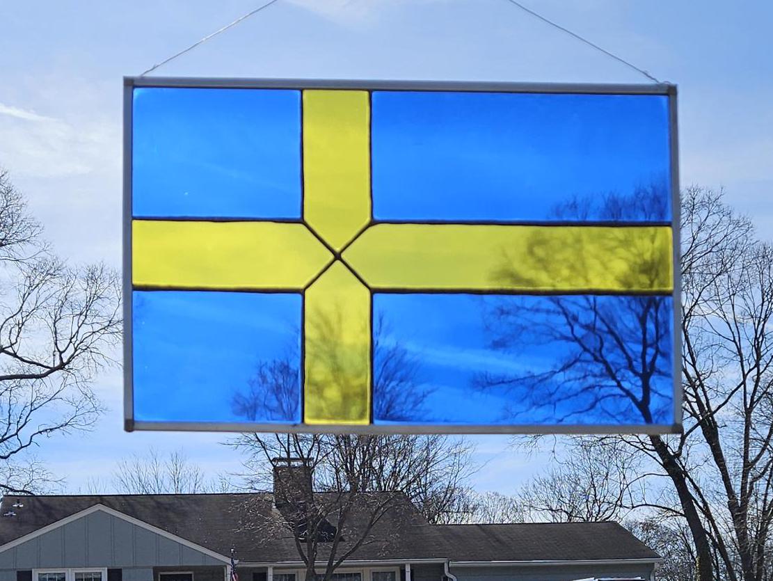 Schweden Garten Flagge – 33 X 47 Cm, Wetterfestes Polyester, Beidseitig Bedruckt