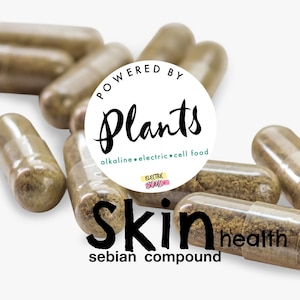 SKIN HEALTH! Up Yo Collagen, Vitamin Rich, Alkaline Cell Food, Skin Cleanse, Non-hybrid herbs, Electric Herbal Blend, Healthy Vegan Life