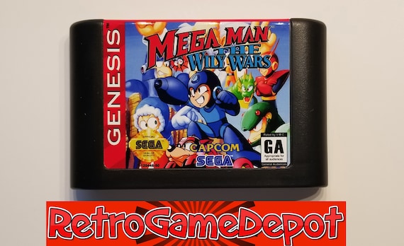 Mega Man - Wily Wars - Sega Genesis - Etsy