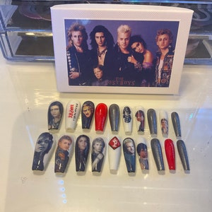Full set of 20x nails gel….. (inspired) LOST BOYS any shape and length