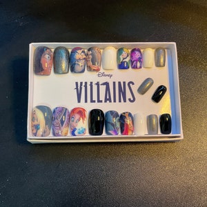 ネイルジェル20本フルセット…（インスピレーション）VILLAINS（新製品）…あらゆる形と長さ