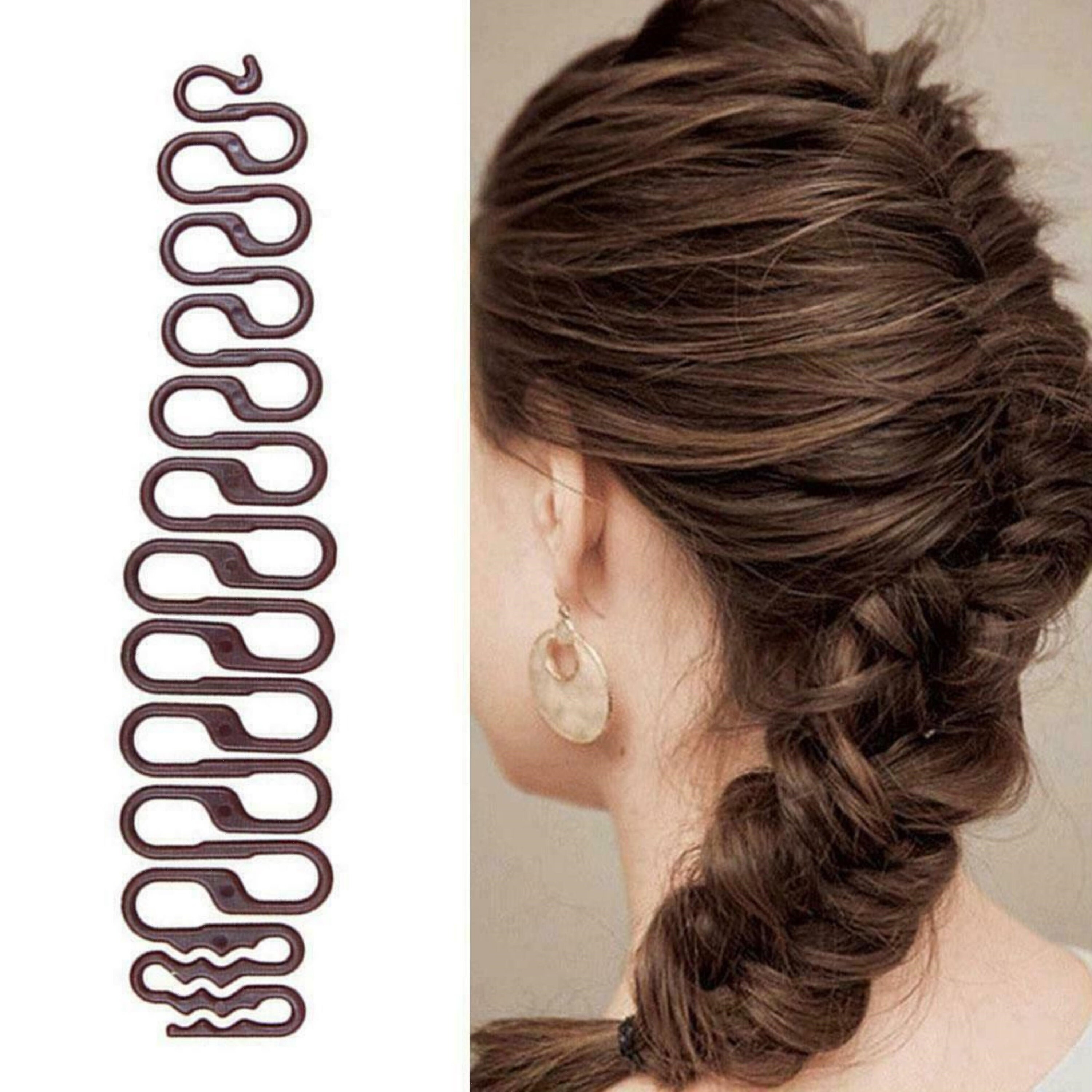 Fish Bone Hair Braiding French Braid Tool Roller Magic Bun - Etsy Fish Bone Hair Braiding French Braid Tool Roller Magic Bun - Etsy