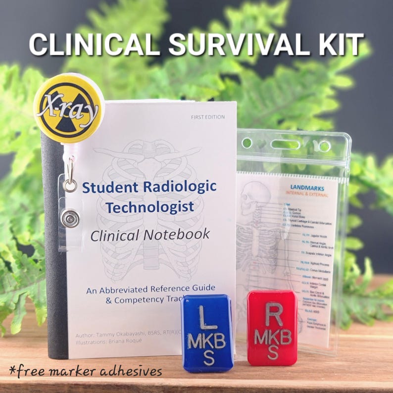 Klinisch boekje Rad Tech Student: beknopte handleiding (NIEUWE OMSLAG) Booklet + Entire Kit