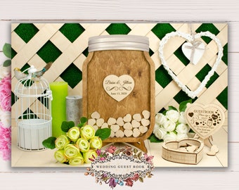 Download Mason Jar Wedding Guest Book Svg Download Only Wedding Favors Gifts Mementos Springart Fr