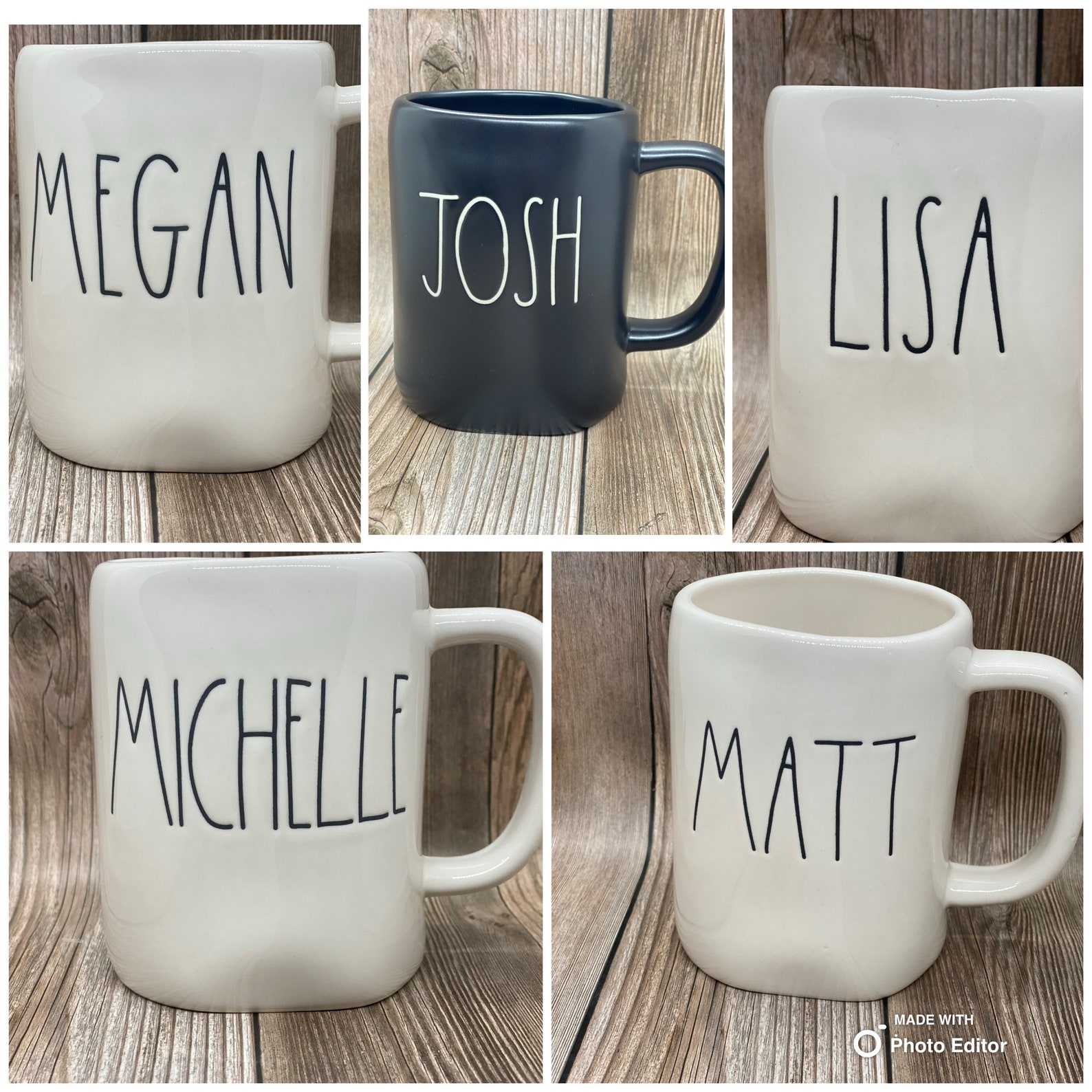 NAME MUGS Rae Dunn New Etsy