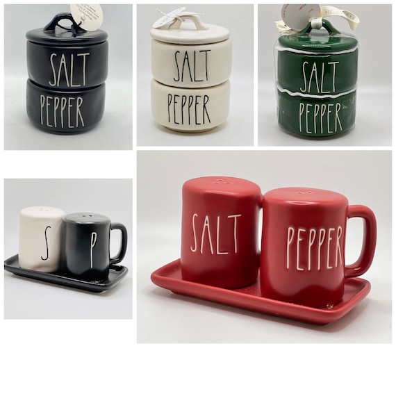 Salt Pepper Shakers Rae Dunn Authentic Salt Pepper Shakers