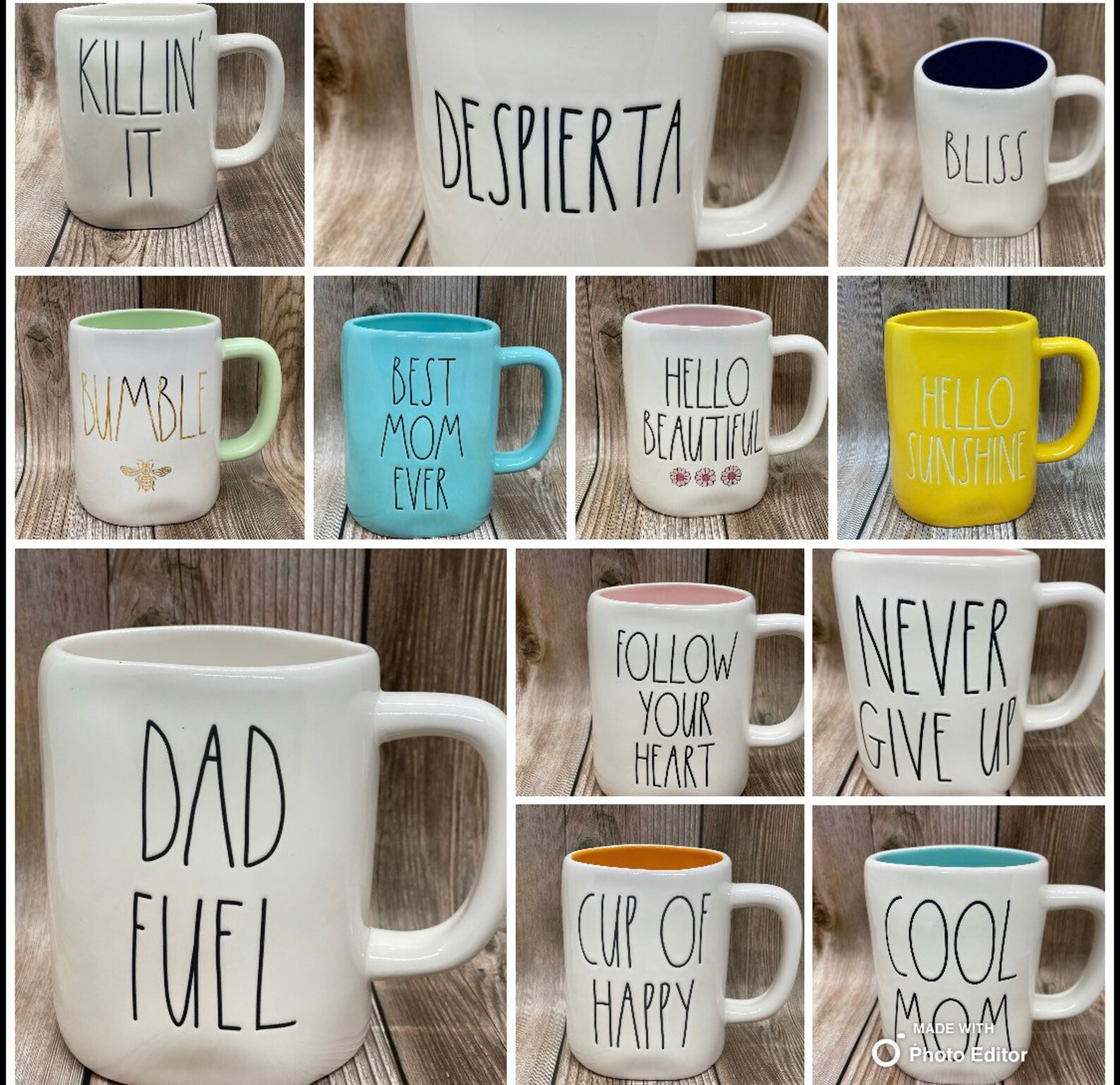 Rae Dunn Coffee Mugs - 8msu0gb