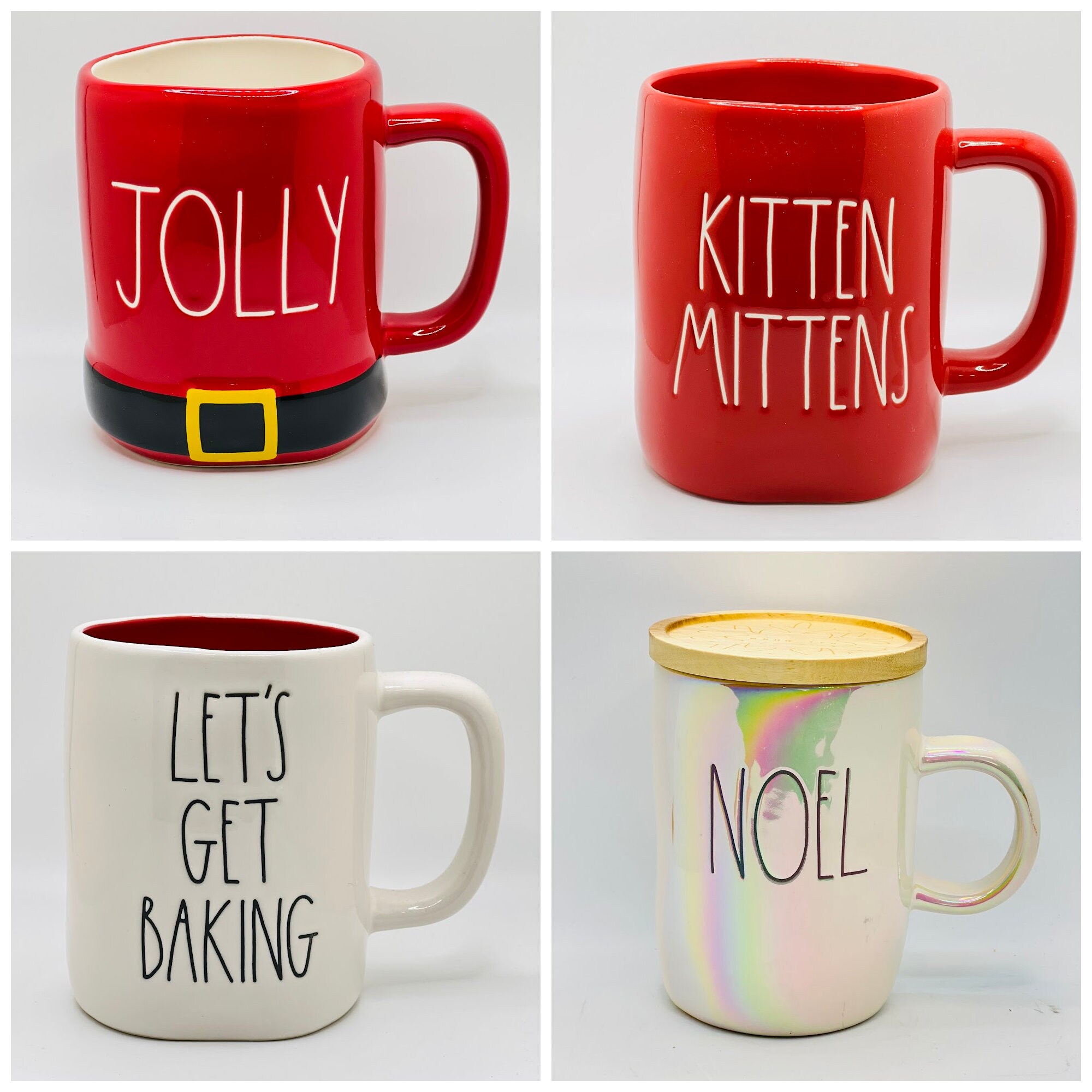CHRISTMAS Rae Dunn Mugs Holiday Coffee Mugs Rae Dunn Etsy