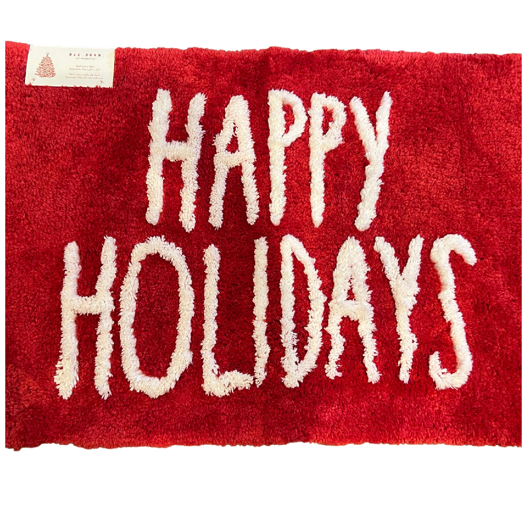 Christmas Bath Rugs Rae Dunn Bath Rugs Christmas Bath Mats Etsy