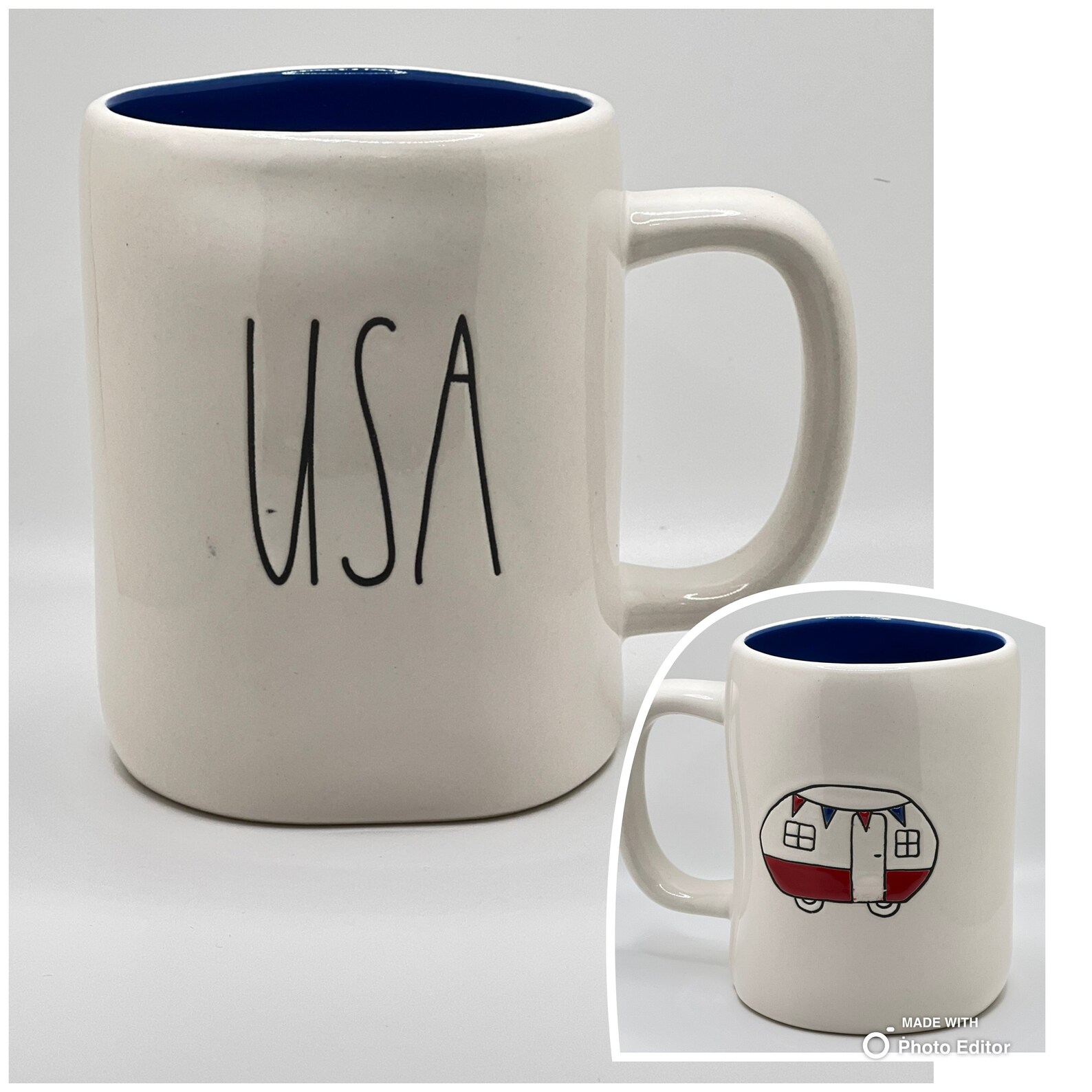 PATRIOTIC MUGS Rae Dunn Mugs July 4th Rae Dunn Mugs Rae Etsy