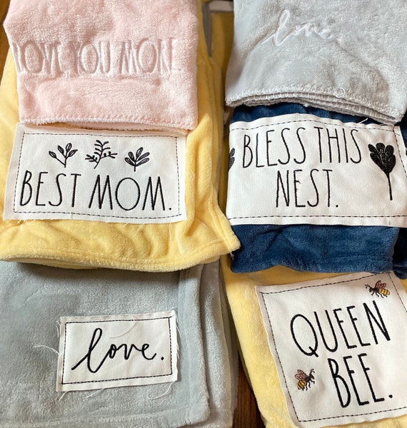 Rae Dunn Blankets & towels Etsy