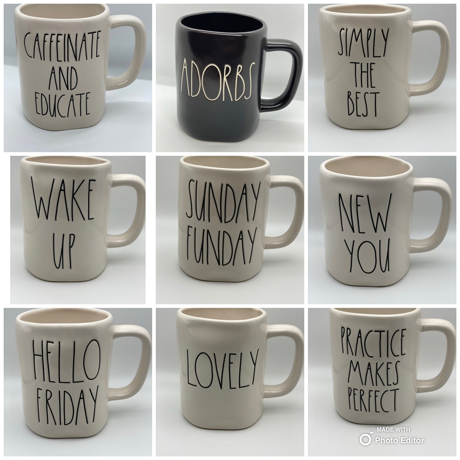 Rae Dunn Coffee Mugs - 11t29ip