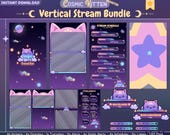 Animated “Cosmic Kitten” TikTok Overlay Pack – TikTok Stream Package for Streamlabs & OBS