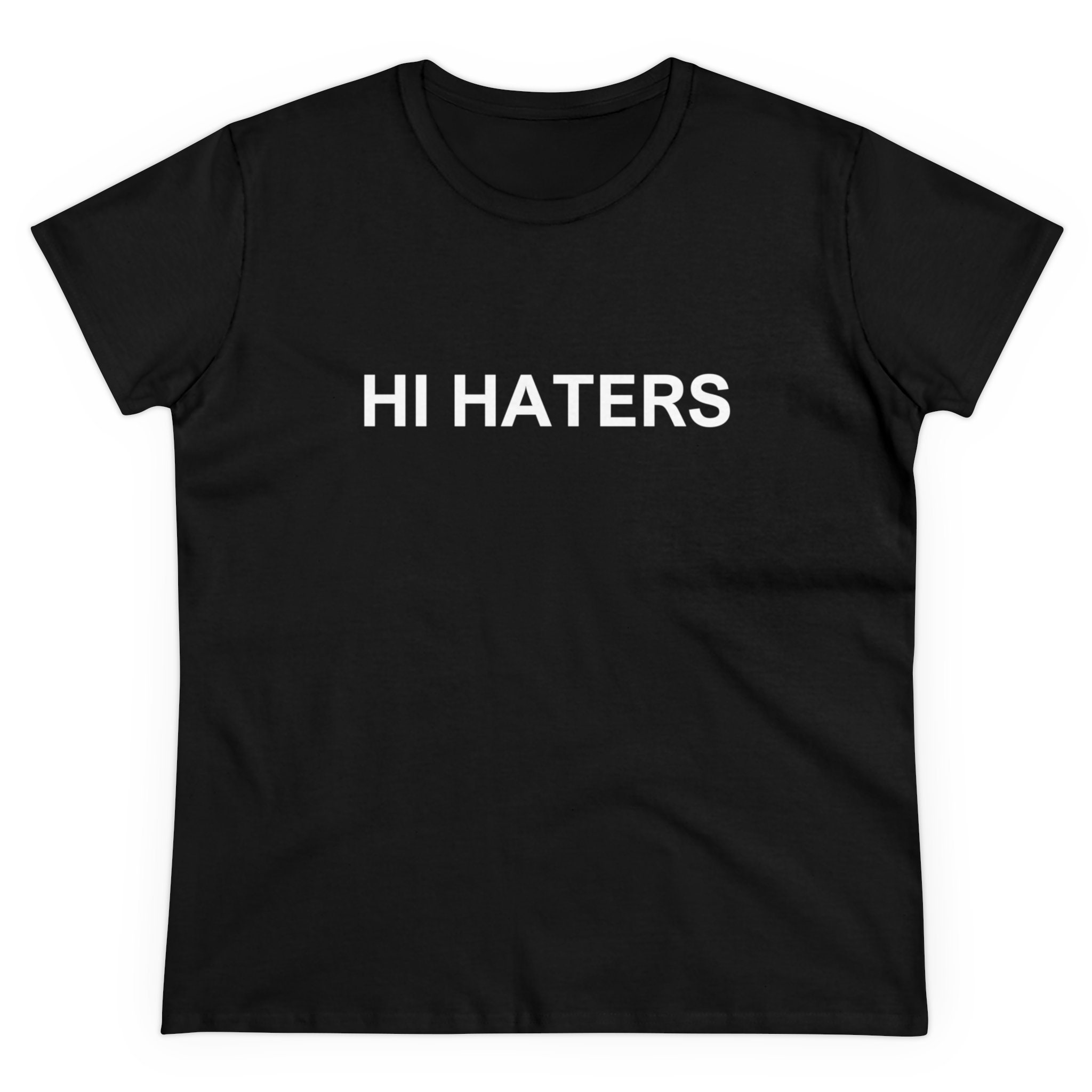 Hi Haters Bye Haters Baby Tee Y2K Aesthetic Tshirt Goth Girl Shirt ...