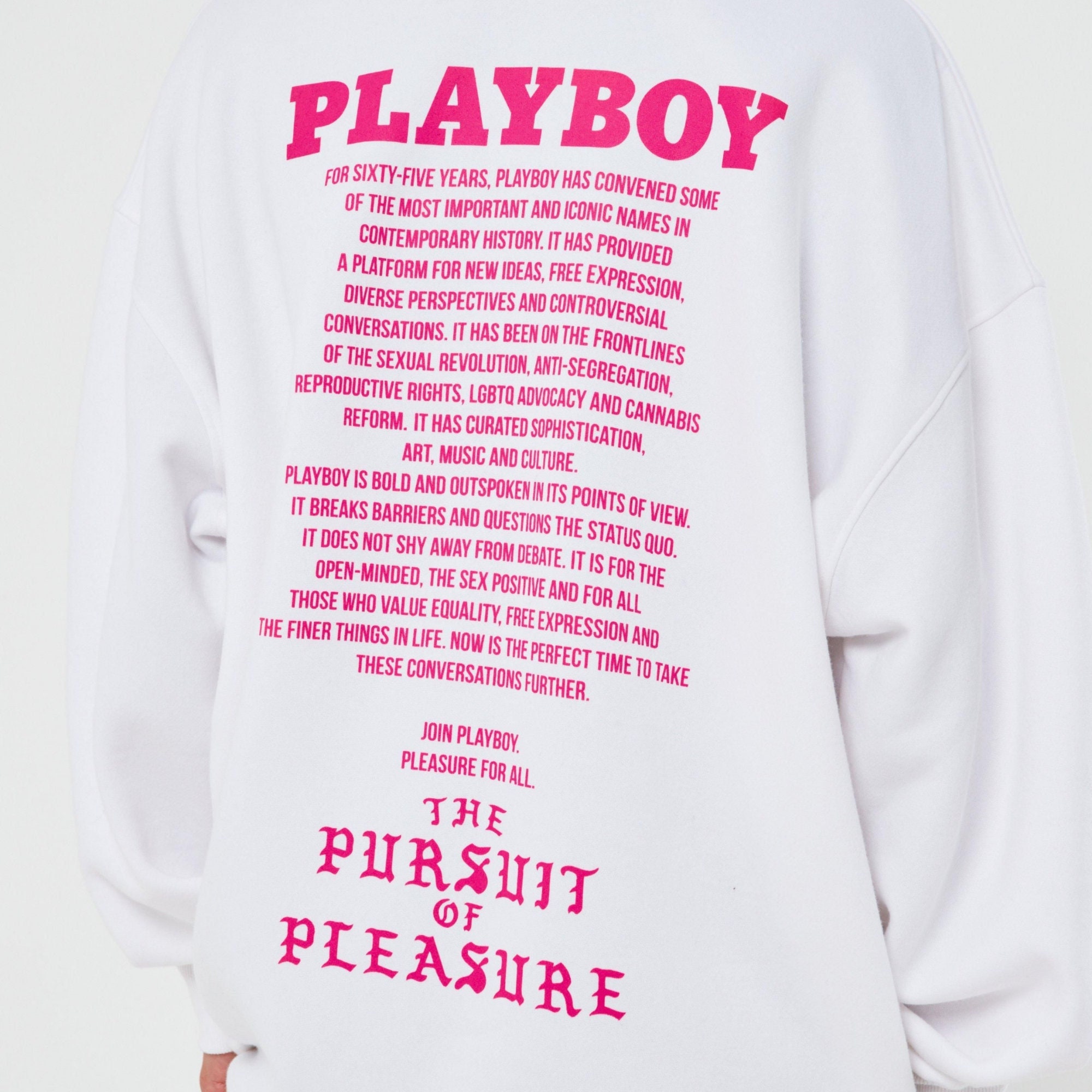 Pink Playboy Sweater - Etsy UK