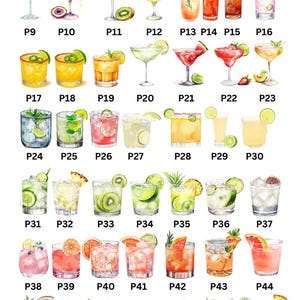 Custom Signature Cocktail Sign, Wedding Drink Sign, Birthday Party, Personalized Drink Menu CBS002.1 image 7