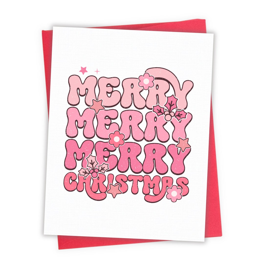 Retro Vintage Christmas Card, Holiday Card, 2023 Holiday Cards, Funny