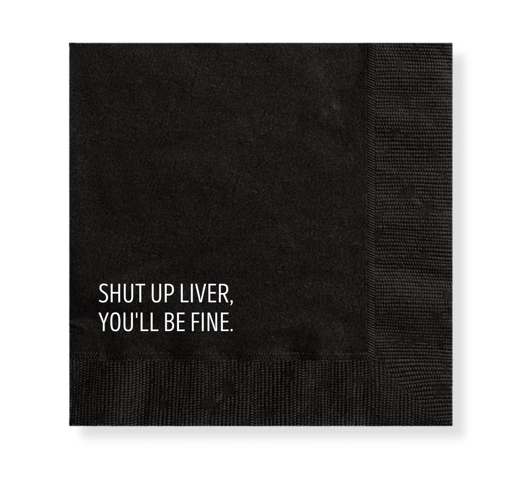 Party Napkins, Party Beverage Napkins, Funny Cocktail Napkins, Birthday