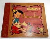 1949 Disney 39 s Pinocchio Y385 Little Nipper Series RCA Victor, two 78RPM records (DA)