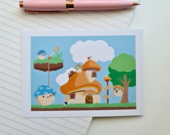 MapleStory Henesys A6 Art Print