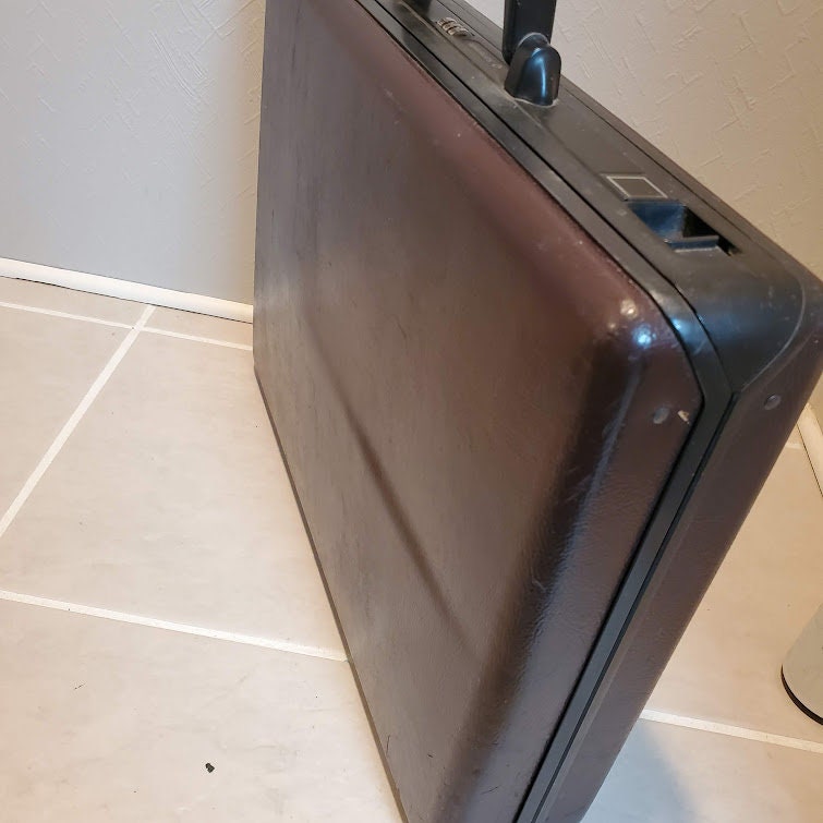 Vintage Samsonite Hard Plastic Briefcase With Combination Etsy