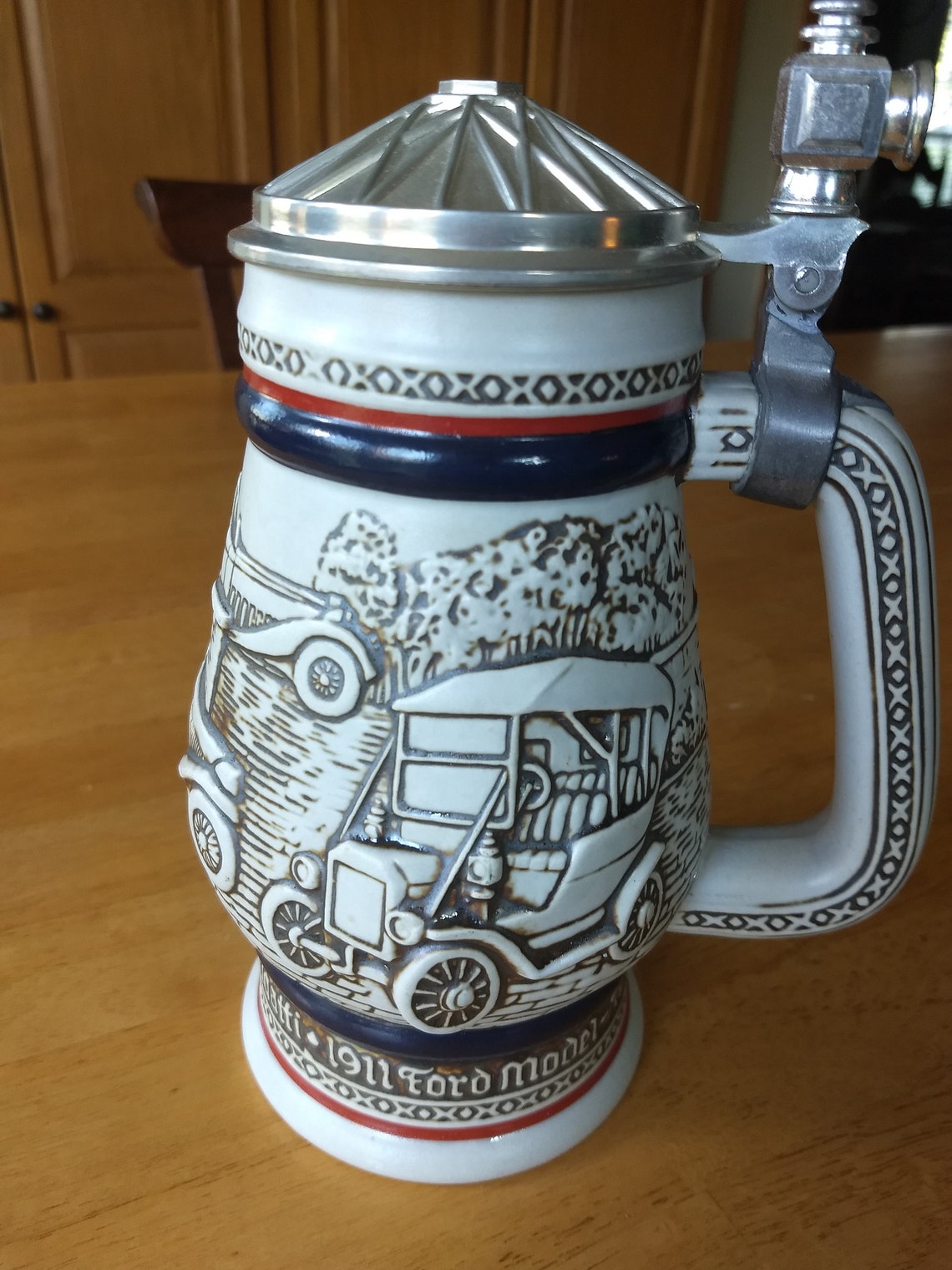 Car Classic Avon Beer Stein 1979 Etsy