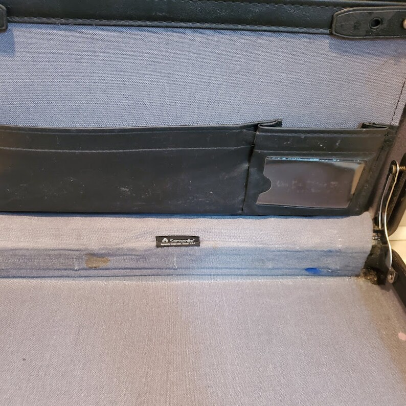 Vintage Samsonite Hard Plastic Briefcase With Combination Etsy