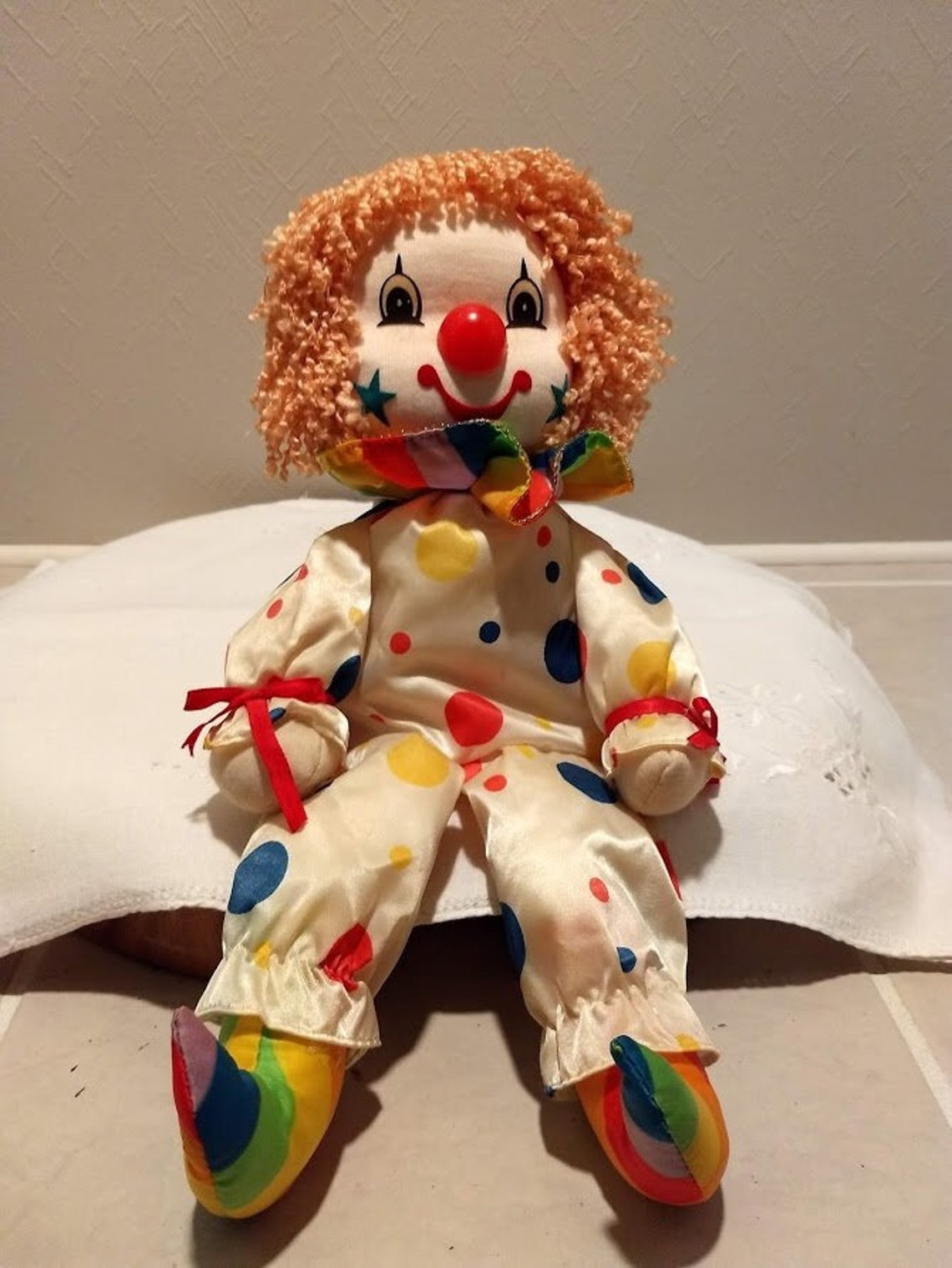 Vintage Faratak Wind Up Clown Toy 1980s Etsy