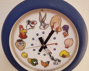 Looney Tune Westclox 1999 Warner Bros. Talking Wall Clock