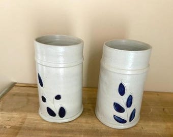 Williamsburg Pottery Drinkware Glasses - Set of 2 - Made in USA