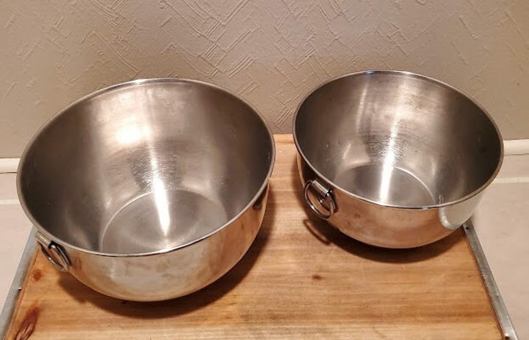 Faberware Stainless Steel Mixing Bowls Set of 2 Etsy