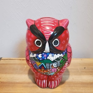 Talavera Owl Bank Clay Pottery